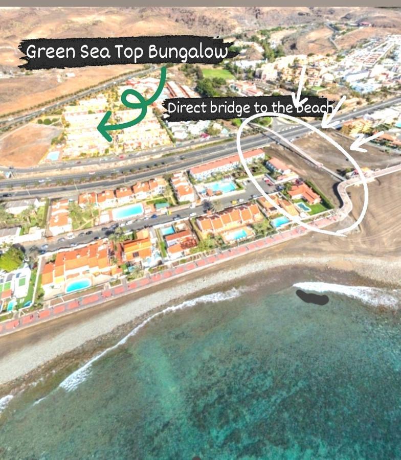 Top1 Green Sea Bungalow Jardin Apartment Маспаломас Екстериор снимка